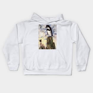 The last of the Gairfowl by Jessie Willcox Smith Kids Hoodie